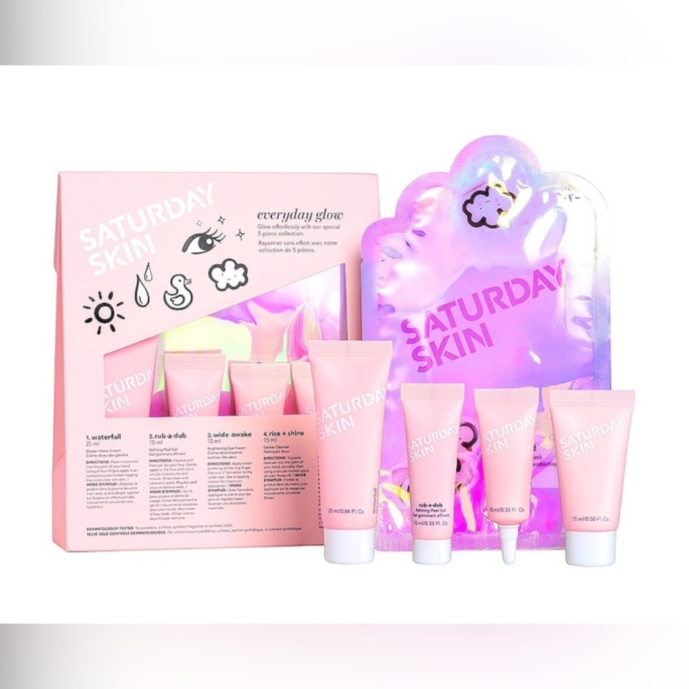 Saturday Skin Everyday Glow Gift Set (5) - Picture 2 of 5
